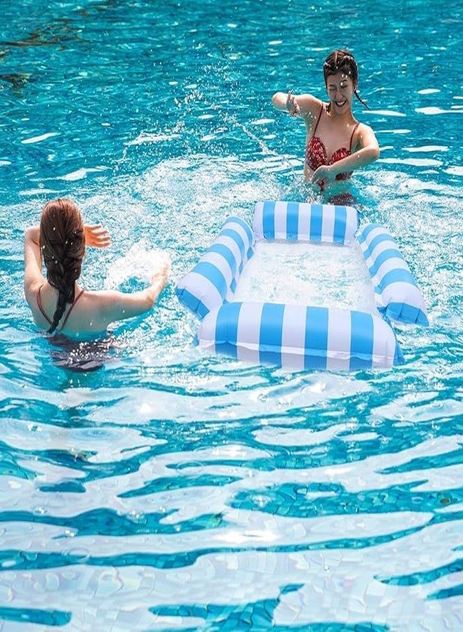 SOLDRIGHT SHOP Inflatable Pool Raft | Premium Swimming Pool Lounger with Heavy Duty Air-Pump, Durable | Ideal for Poolside, Beach, and Lake Relaxation - Perfect Summer Essential (1 Pcs.) - Image 4